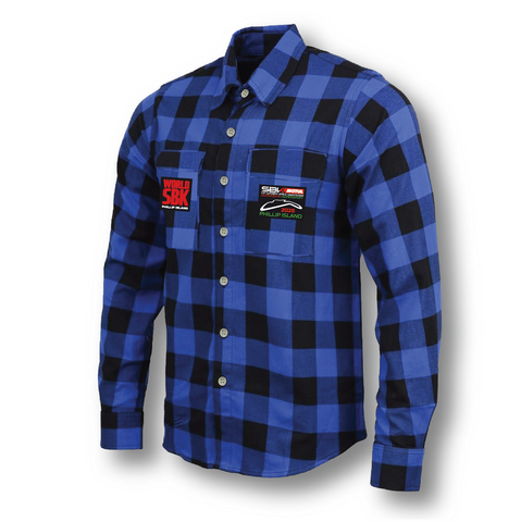 2025 Flannel Shirt [blu/blk]