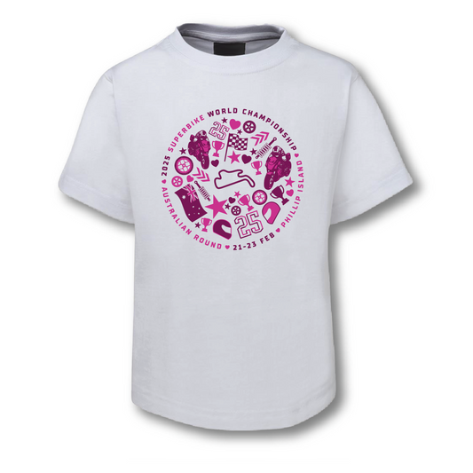 2025 Girls Tee [wht]