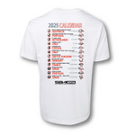 2025 Calendar Tee [wht]