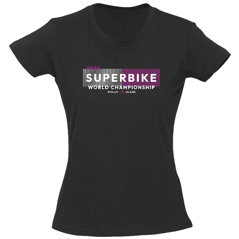 2024 Ladies Barcode Tee [blk]