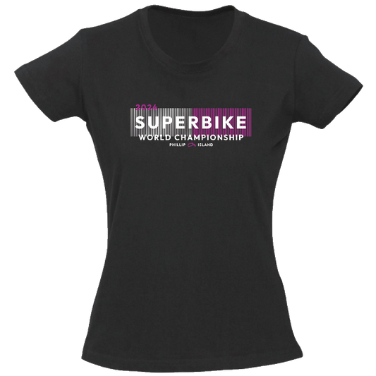 2024 Ladies Barcode Tee [blk]