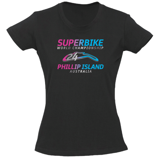 2024 Ladies Gradient Tee [blk]