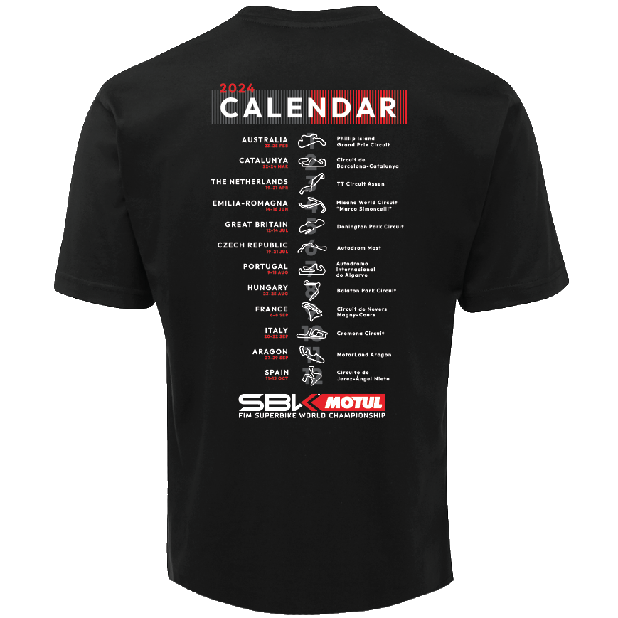 2024 Mens Calendar Tee [blk]