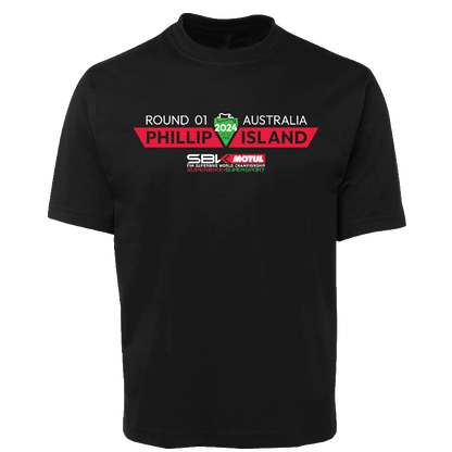 2024 Mens Wedge Tee [blk]